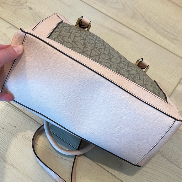Calvin Klein Blush and Taupe Satchel - Picture 11 of 14